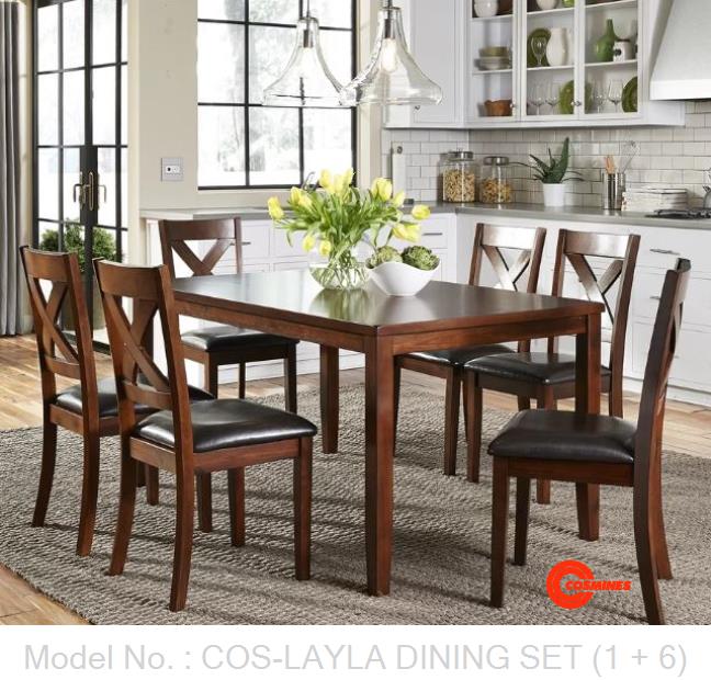 COS-LAYLA DINING SET (1 + 6)